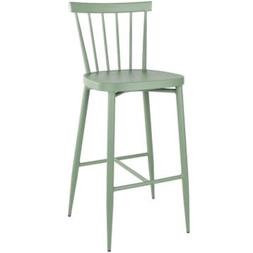Barkrukken | WINDSOR | Aluminium | Groen | In-/Outdoor | 2, Verzenden, Nieuw in verpakking