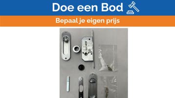 Bieden: Wurth Stainless Steel Sliding Door Lock for Marine, Watersport en Boten, Ophalen of Verzenden, Nieuw, Kombuis en Sanitair