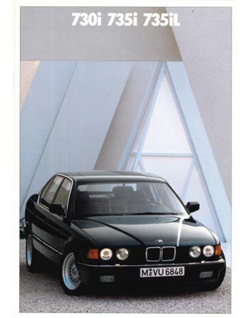 1989 BMW 7 SERIE BROCHURE FRANS, Nieuw, BMW, Author