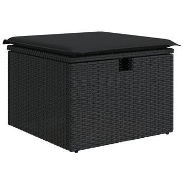 Tuin poef met opbergruimte | Tweedekansje | OP=OP, Tuin en Terras, Ophalen of Verzenden, Zo goed als nieuw, Wicker