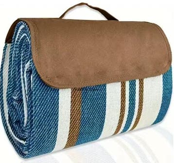 Waterdichte dubbellaags picknickdeken draagtas strand campin, Verzenden, Nieuw