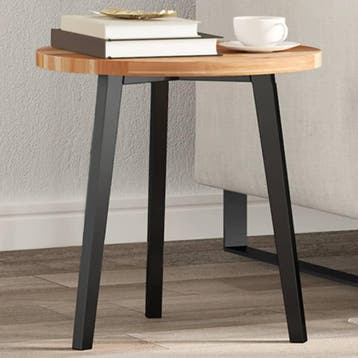vidaXL Tafelblad rond Ø 40x2 cm massief acaciahout, Verzenden, Nieuw