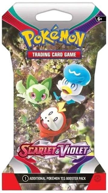 Pokemon TCG - Scarlet & Violet Sleeved Booster Pack, Verzenden, Zo goed als nieuw