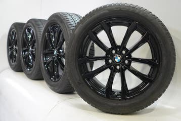 BMW X3 X4 G01 G02 691 19 inch velgen Pirelli Runflat Winterb, 19 inch, Gebruikt, Velg(en), Winterbanden