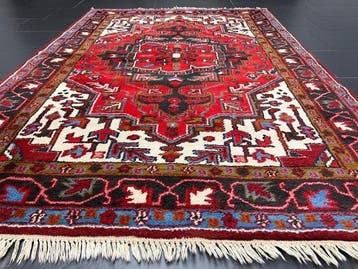 Heriz Art Deco - Vloerkleed - 185 cm - 130 cm, Huis en Inrichting, Stoffering | Tapijten en Kleden, Nieuw