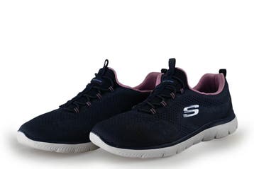 Skechers Instappers in maat 40 Blauw, Skechers, Instappers, Zo goed als nieuw, Verzenden