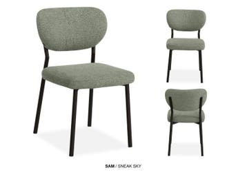 Eetkamerstoel Sam - eetkamerstoelen, Nieuw, Overige materialen