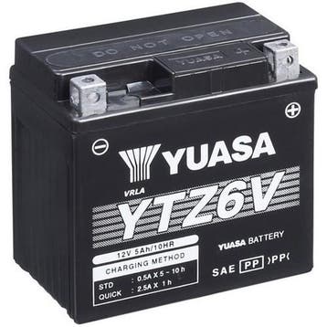 Yuasa Ytz6V Accu Agm 12V 5Ah 113X70X105X105, Verzenden, Nieuw