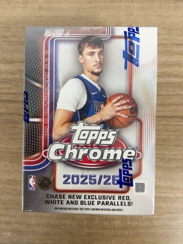 2025/26 Topps Chrome Cooper Flagg Parallel card, Insert card, Nieuw