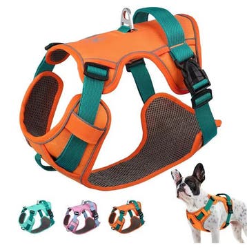 Ademend nylon hondenharnas reflecterend verstelbaar comforta, Dieren en Toebehoren, Verzenden, Nieuw