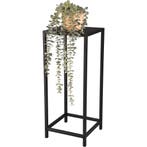 Bijzettafel - Livion Koni - Vierkant - 25x25x60cm - Zwart -, Huis en Inrichting, Tafels | Eettafels, Ophalen of Verzenden, Nieuw