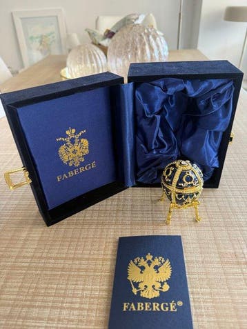 Fabergé ei - Metaal, Emaille, Antiek en Kunst