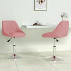 Eetkamerstoelen draaibaar fluweel roze | Retourdeal 54% K..., Huis en Inrichting, Stoelen, Twee, Overige kleuren, Nieuw, Ophalen of Verzenden