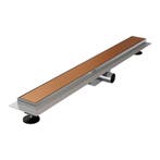 Brauer Douchegoot met Multifunctioneel Rooster en Flens - 80, Ophalen of Verzenden, Nieuw, Rvs