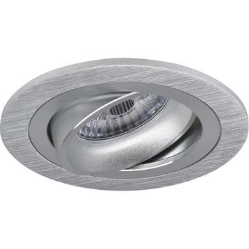GU10 Inbouwspot Set - Mat Zilver - Inbouw Rond - Kantelbaar, Ophalen of Verzenden, Nieuw, Overige fittingen, Plafondspot of Wandspot