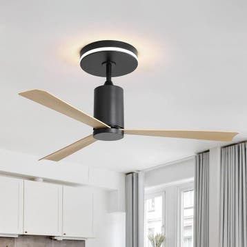 Sofucor Inbouw plafondventilator met verlichting - ABS-blade, Verzenden, Zo goed als nieuw