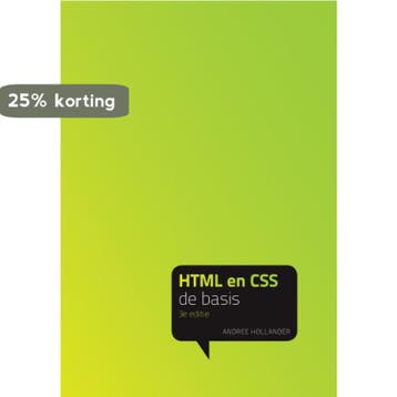 HTML en CSS - Andree Hollander 9789043024013, Verzenden, Gelezen, Andree Hollander