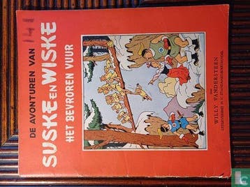 Suske en Wiske - Het bevroren vuur - 1952, Boeken, Eén stripboek, Verzenden, Gelezen, Vandersteen, Willy.