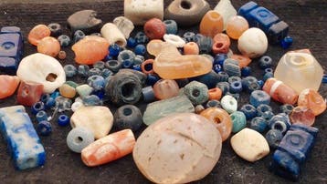 Oudegyptisch naar Romeins Glas meer dan honderd oude kralen