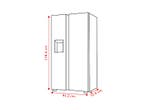 Samsung - Amerikaanse Koelkast - Inhoud  614 L - Nofrost, 200 liter of meer, Verzenden, 60 cm of meer, Met aparte vriezer