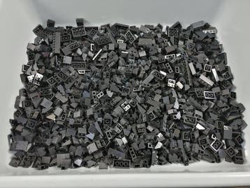 Lego - geen serie - Partij van 1000 zwarte dakdelen -, Nieuw