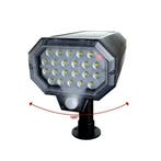 Solar wandlamp/priklamp 'Rotar' - Bewegingssensor - Zonne-ee, Tuin en Terras, Buitenverlichting, Zonne-energie, Kunststof, Wandlamp