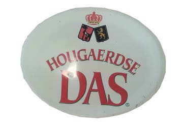 Occasion - Taplens ovaal Hougaerdse Das, Verzenden