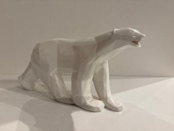 Richard Orlinski (1966) - Polar Bear (white edition)