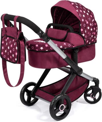 Luxe Combi Poppenwagen - Zwenkwielen | 41% Korting, Ophalen of Verzenden, Zo goed als nieuw, Overige typen
