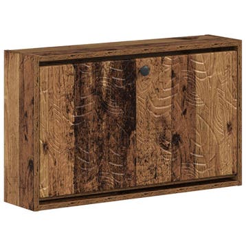 vidaXL Wandgemonteerde Schoenkast DELFT 71 x 17 x 43 cm, Verzenden, Nieuw