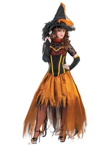 Heksen Kostuum Herfst Premium, Ophalen of Verzenden, Nieuw