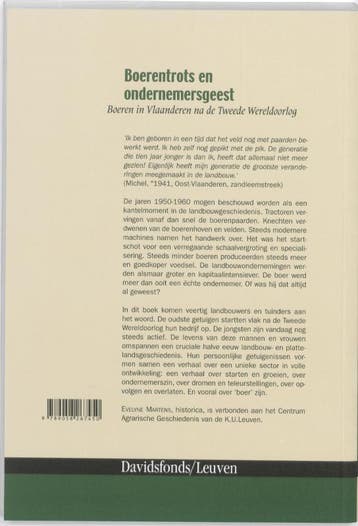 Boerentrots en ondernemersgeest 9789058267450, Verzenden, Zo goed als nieuw, Evelyne Martens
