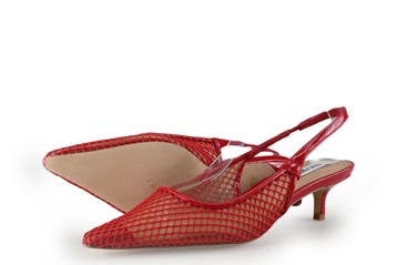 Steve Madden Slingbacks in maat 39½ Rood, Verzenden, Steve Madden, Zo goed als nieuw, Rood