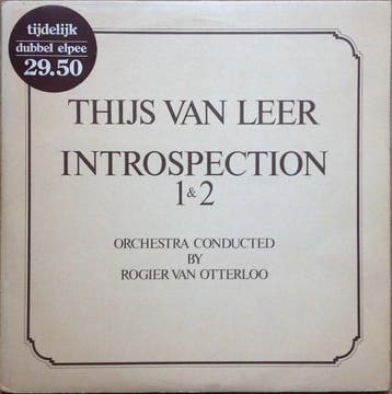 Thijs van Leer - Introspection Album 1 &amp; 2, Cd's en Dvd's, Ophalen of Verzenden, Gebruikt