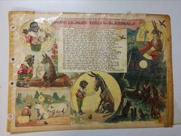 Pore Lil Mose - 7 Krantpaginas en strips - 1901/1902, Nieuw