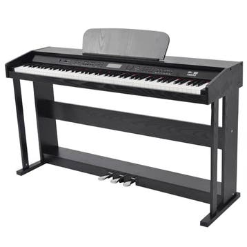 vidaXL Digitale piano met pedalen 88 toetsen zwart, Verzenden, Nieuw, Zwart
