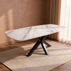 Quartz Maline eettafel met matrix poot 220x90, Huis en Inrichting, Tafels | Eettafels, Nieuw