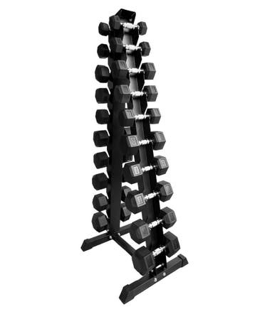 Tijdelijke Actie! Hexagon dumbbells + toren 1-10KG, Sport en Fitness, Fitnessmaterialen, Ophalen, Nieuw, Benen