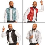 Vest + Vlinderdas Shiny, Kleding | Dames, Ophalen of Verzenden, Nieuw