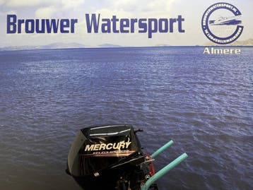 Mercury 10 pk buitenboordmotor | Nieuwstaat | Handstart, 5 tot 10 pk, Viertaktmotor, Ophalen of Verzenden, Zo goed als nieuw