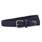 Houtkamp Smalle Elastische Dames Riem - Blauw - 95, Kleding | Dames, Riemen en Ceinturen, Verzenden, Nieuw, 100 cm of meer, 3 tot 5 cm