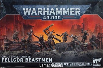 Chaos Space Marines Fellgor Beastmen (Warhammer Nieuw), Ophalen of Verzenden, Nieuw
