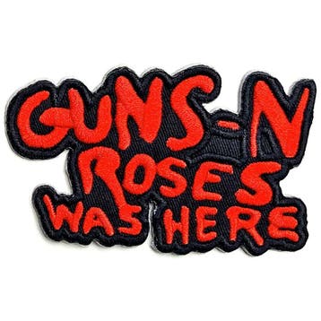 Guns N Roses - Was Here - patch officiële merchandise, Ophalen of Verzenden, Nieuw, Kleding