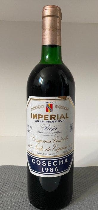 1986 C.V.N.E. Imperial - Rioja Gran Reserva - 1 Fles (0,75, Nieuw