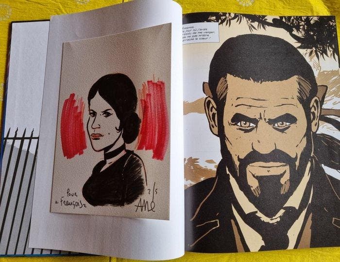 Le Comte de Monte-Cristo + dédicace - C - 1 Album - Eerste, Boeken, Stripboeken