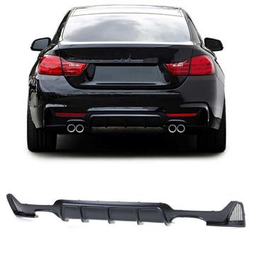 Performance Look Diffuser M-Pakket BMW F32 F33 F36 B0389, Nieuw, Achter, BMW