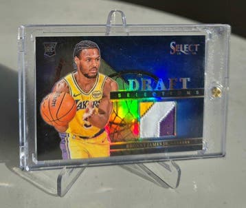 2024/25 Panini Select Bronny James Jr. /75 Tri color Patch, Nieuw