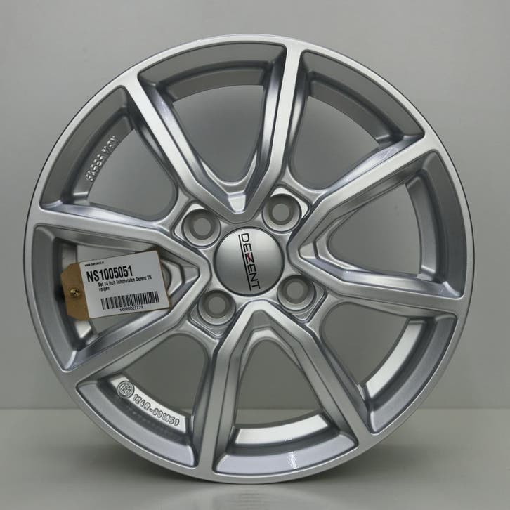 Set velgen 14 inch lichtmetalen Dezent TN *NS1005051*, Auto-onderdelen, Banden en Velgen, Velg(en), Nieuw, 14 inch, Personenwagen