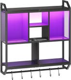 Gaming Wandrek met LED | 6 Haken | 34% Korting, Huis en Inrichting, Woonaccessoires | Wandplanken en Boekenplanken, Ophalen of Verzenden