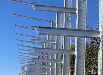 Draagarmstelling verzinkt NIEUW 3,5 m hoog en 1,2 m diep, Zakelijke goederen, Kantoor en Winkelinrichting | Magazijn, Stelling en Opslag